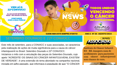 Coniacc News - Ano 2 - Nº 20 - Agosto 2022